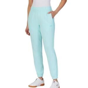 Fila Ladies French Terry Jogger Sweatpants Color Blue Tint,  Size XS. AS